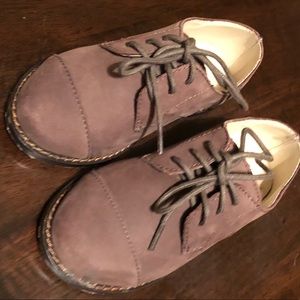 Janie and Jack  size 5 brown leather sole shoe